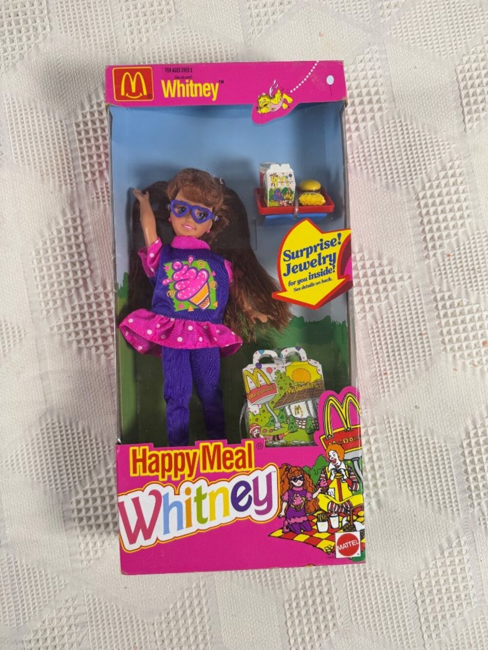McDonalds Happy Meal Whitney Doll 1993 By Mattel With Surprise Jewelry 11476 NIB